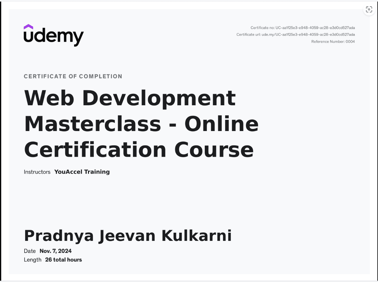 Full-Stack Web Development
